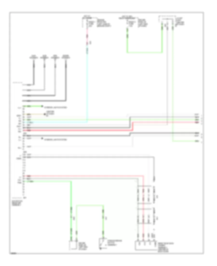 13 Speaker System Wiring Diagram with Navigation Receiver Type 1 of 4 for Toyota Venza LE 2013