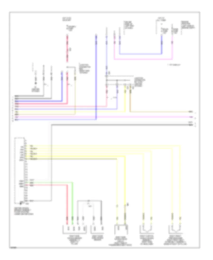 Supplemental Restraints Wiring Diagram (3 of 4) for Toyota Venza LE 2013