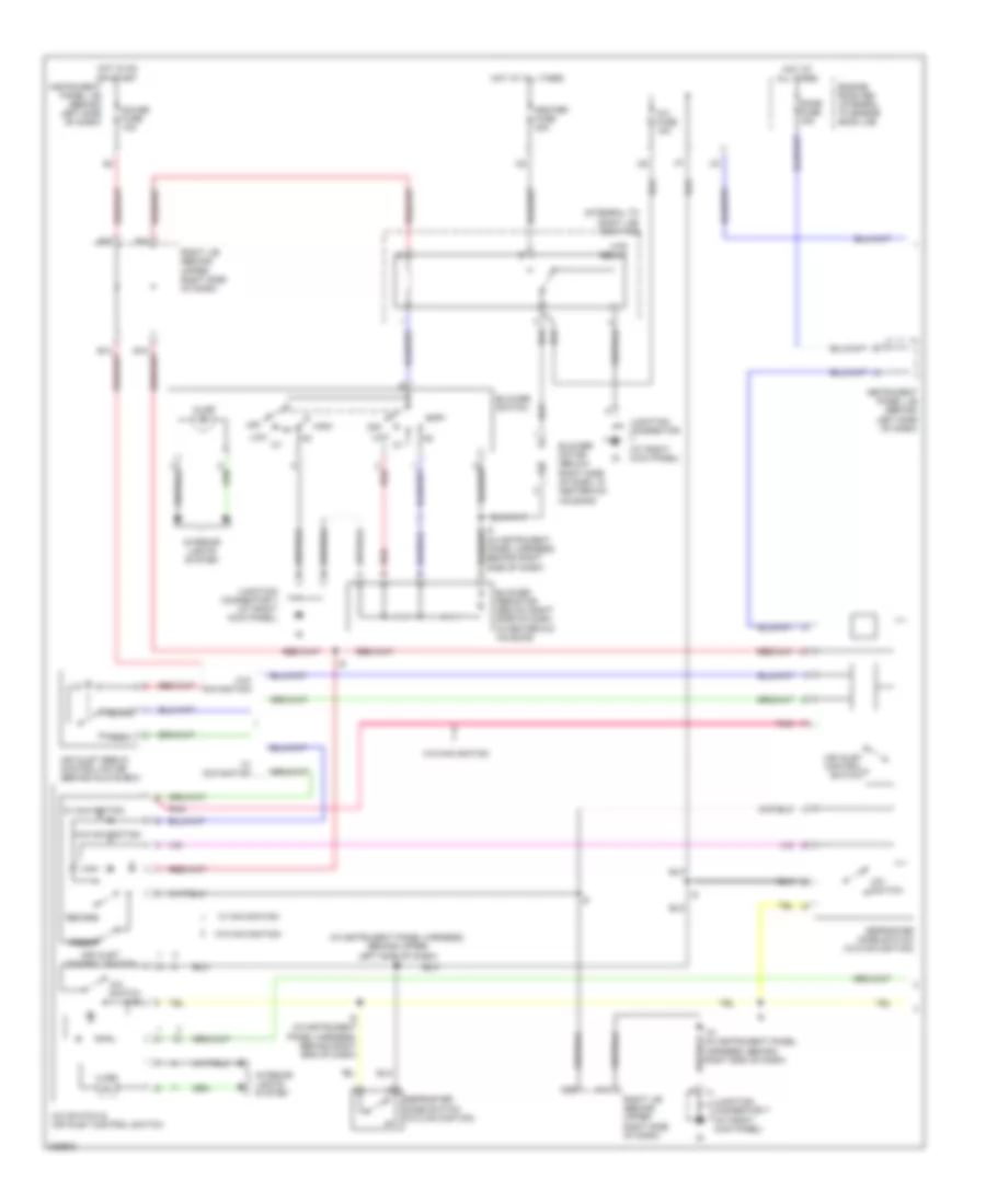 Manual A C Wiring Diagram 1 of 2 for Toyota Matrix XR 2005