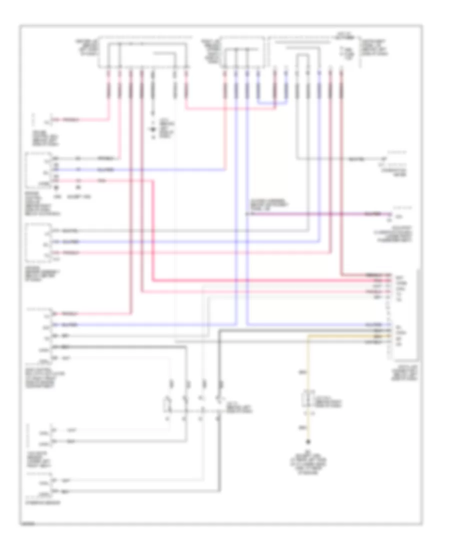 Computer Data Lines Wiring Diagram for Toyota Matrix XR 2005