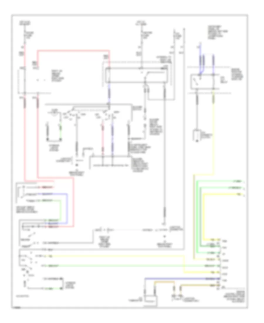 Manual AC Wiring Diagram (1 of 2) for Toyota Corolla CE 2003