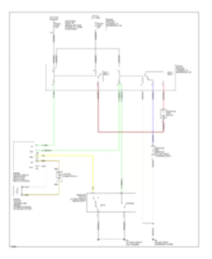 Cooling Fan Wiring Diagram for Toyota Corolla CE 2003