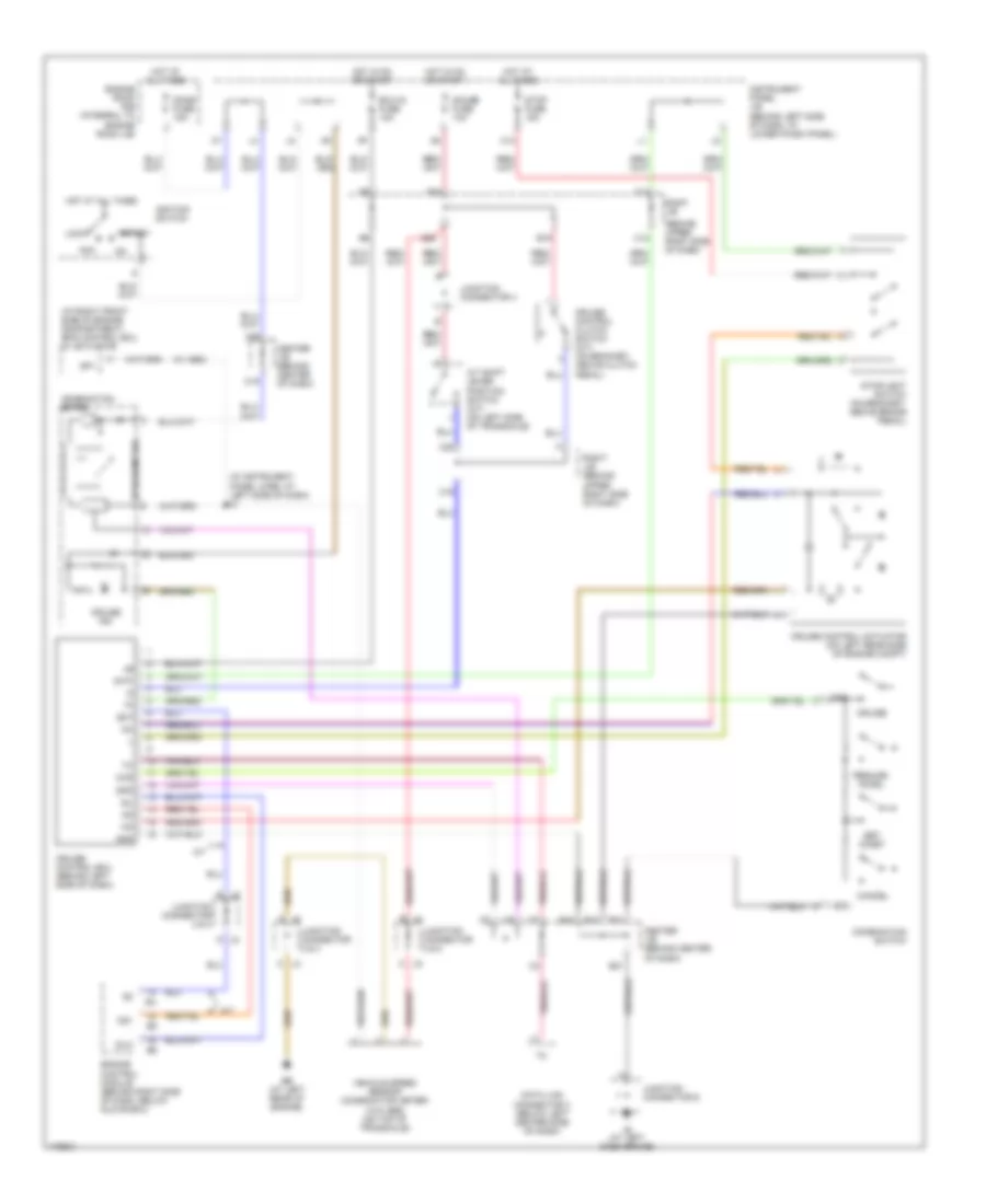 Cruise Control Wiring Diagram for Toyota Corolla CE 2003