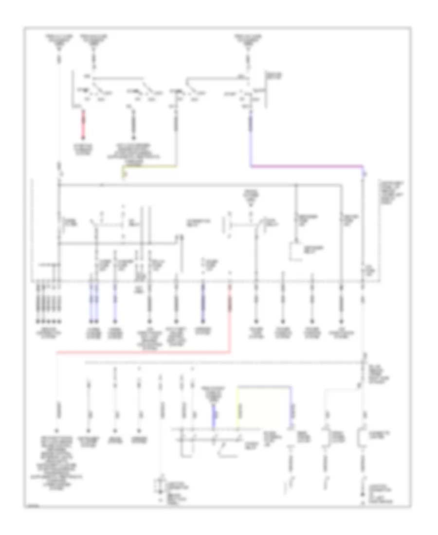 Power Distribution Wiring Diagram (2 of 2) for Toyota Corolla CE 2003