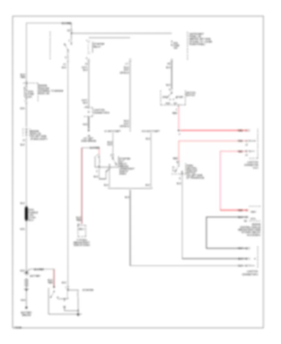 Starting Wiring Diagram, AT for Toyota Corolla CE 2003