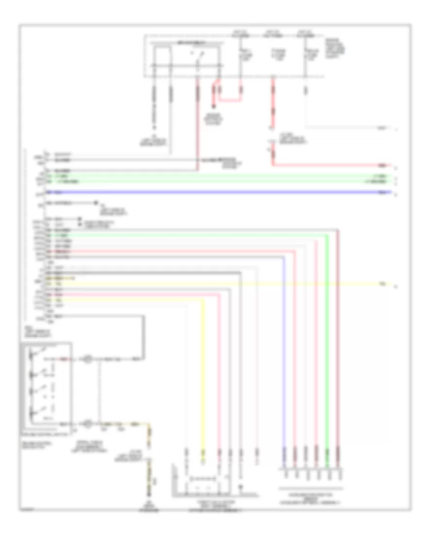 2.7L, Cruise Control Wiring Diagram (1 of 2) for Toyota Sienna LE 2011