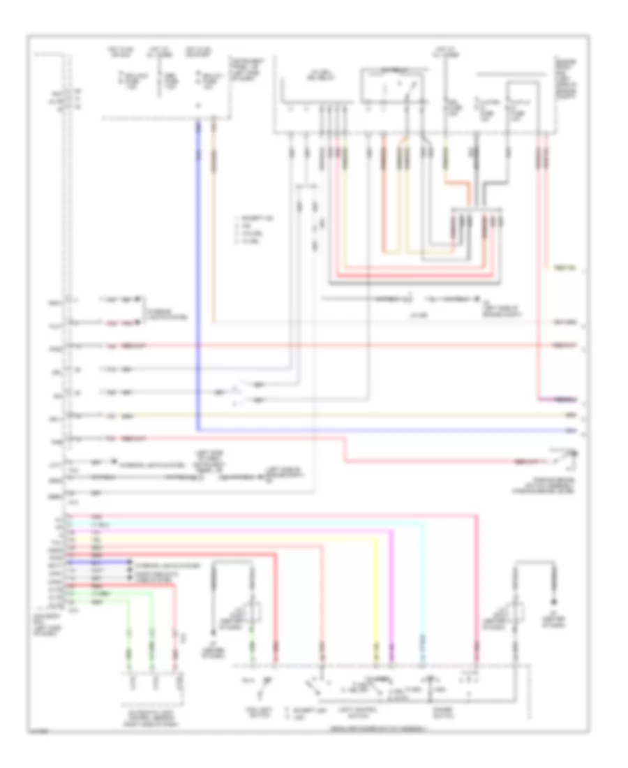 Headlights Wiring Diagram 1 of 2 for Toyota Sienna LE 2011
