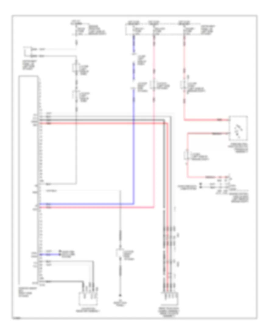 Parking Assistant Wiring Diagram for Toyota Sienna LE 2011