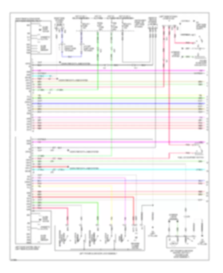 Power Sliding Door Wiring Diagram 1 of 3 for Toyota Sienna LE 2011