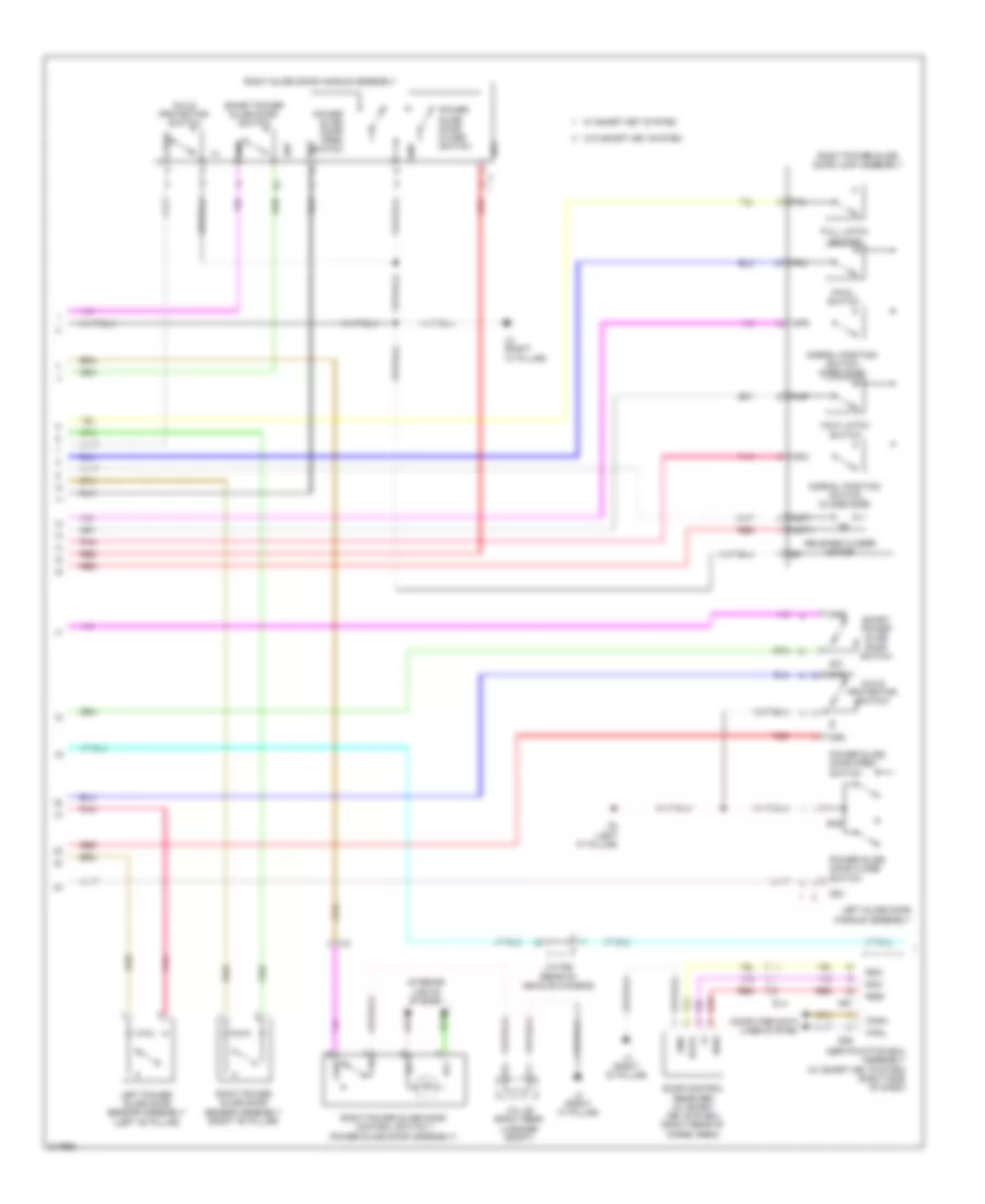Power Sliding Door Wiring Diagram (2 of 3) for Toyota Sienna LE 2011