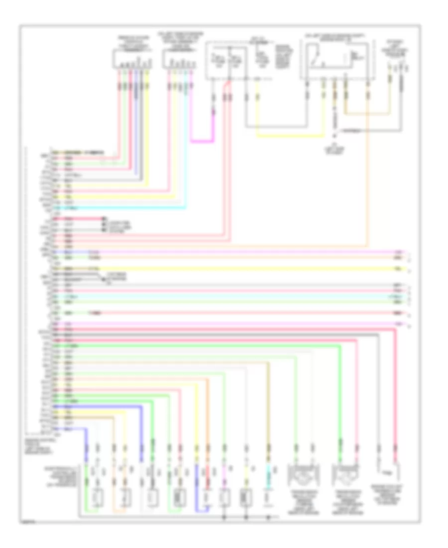 2 4L Transmission Wiring Diagram Except Hybrid 1 of 2 for Toyota Camry 2009