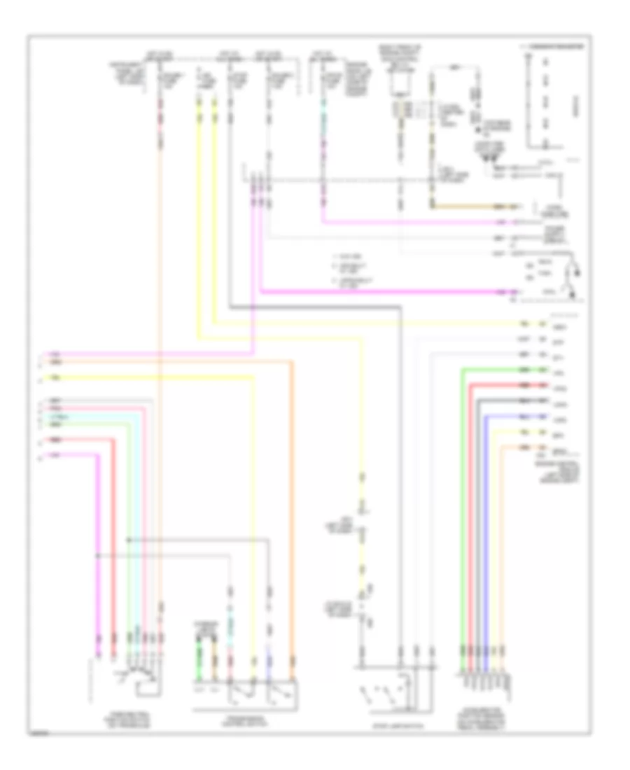 2.4L, Transmission Wiring Diagram, Except Hybrid (2 of 2) for Toyota Camry 2009