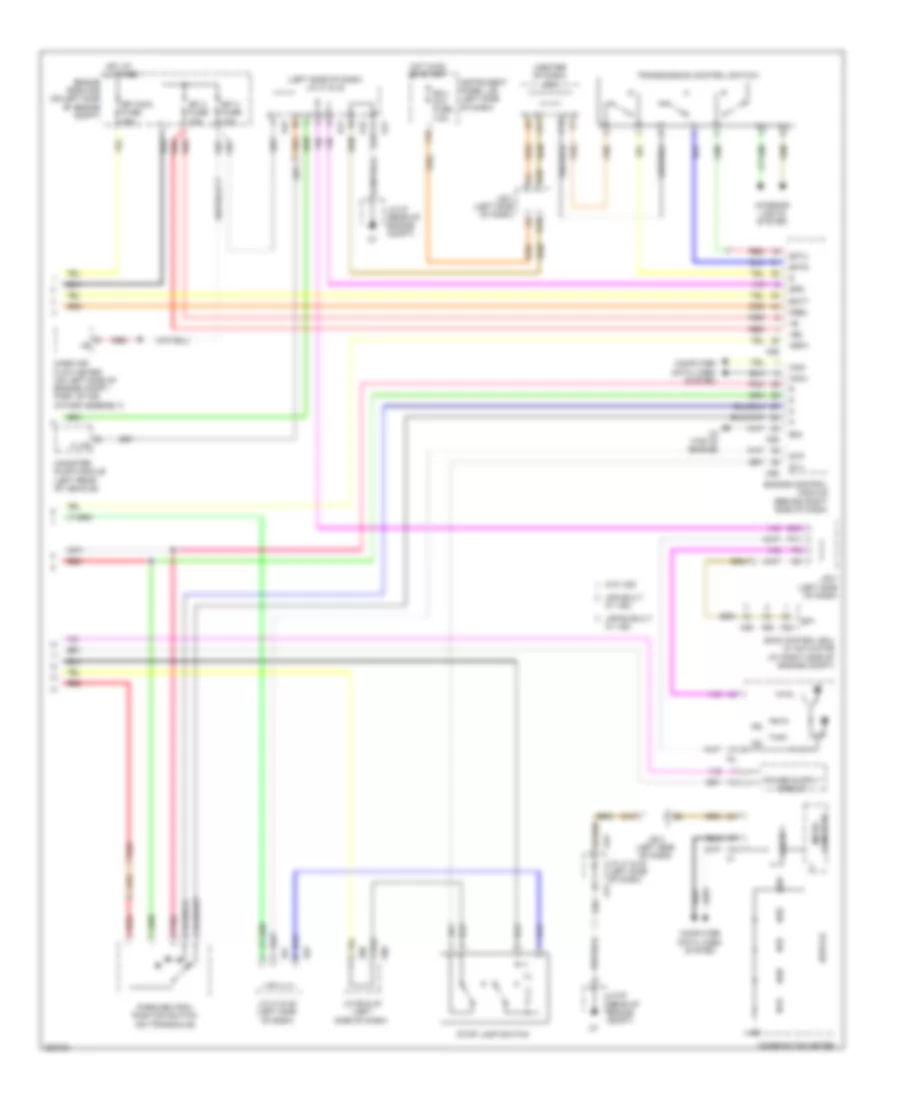 3.5L, Transmission Wiring Diagram, Except Hybrid (2 of 2) for Toyota Camry 2009