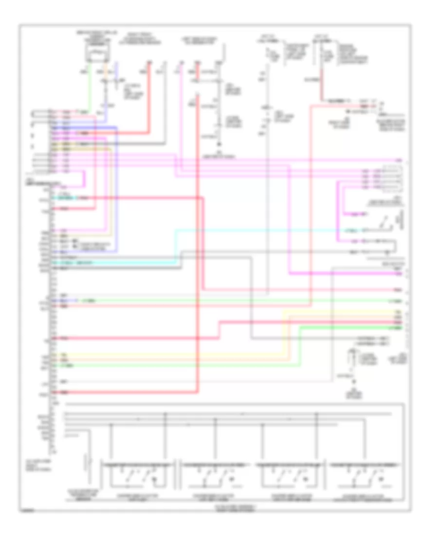 Automatic AC Wiring Diagram, Hybrid (1 of 3) for Toyota Camry 2009