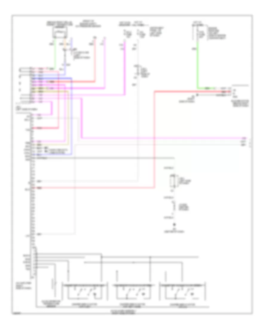 2.4L, Manual AC Wiring Diagram, Except Hybrid (1 of 2) for Toyota Camry 2009