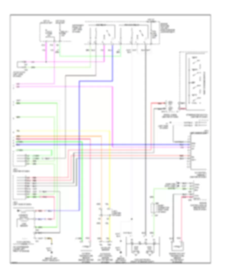 3.5L, Automatic AC Wiring Diagram, Except Hybrid (2 of 2) for Toyota Camry 2009