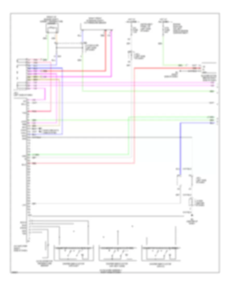 3.5L, Manual AC Wiring Diagram, Except Hybrid (1 of 2) for Toyota Camry 2009