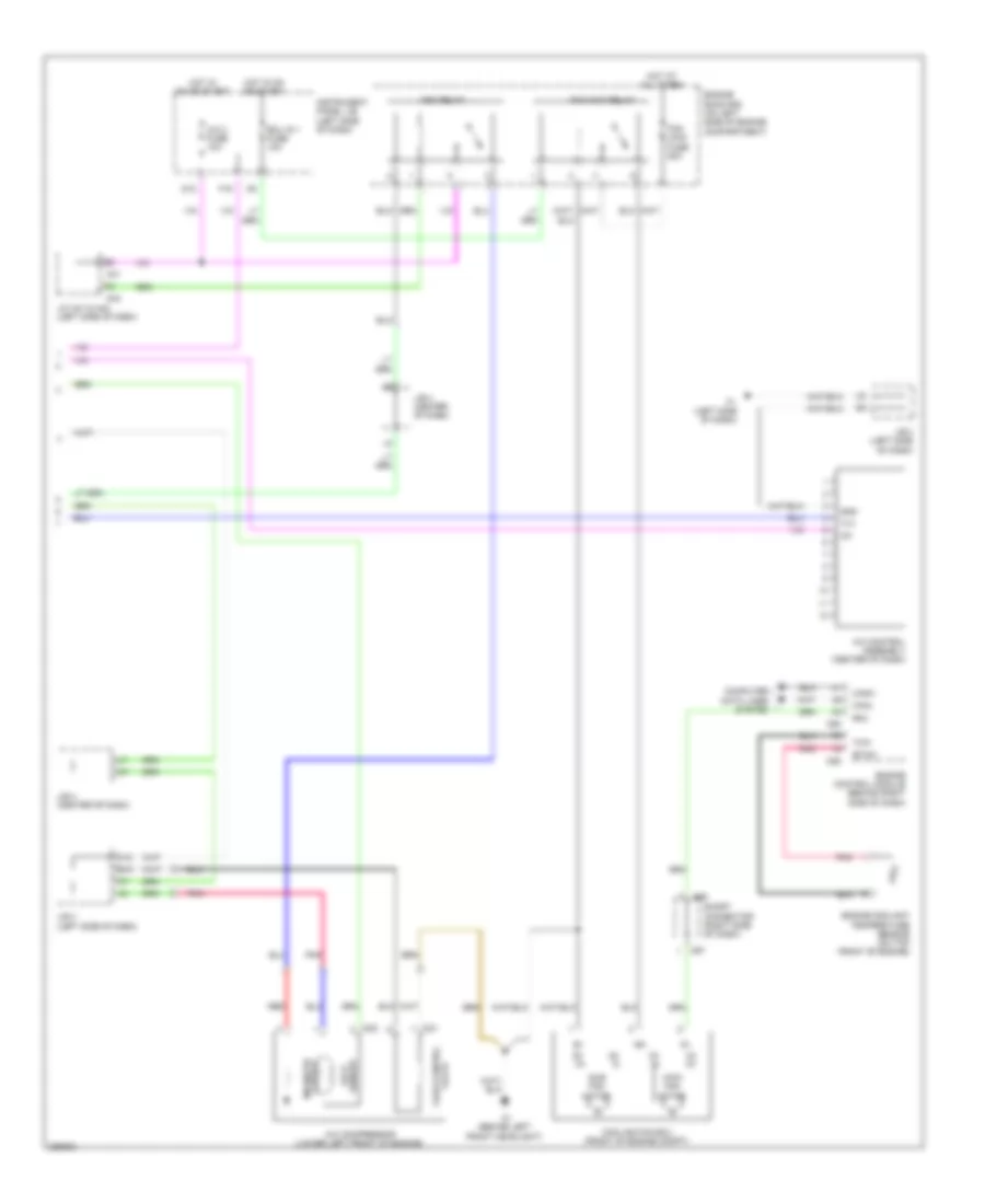 3.5L, Manual AC Wiring Diagram, Except Hybrid (2 of 2) for Toyota Camry 2009