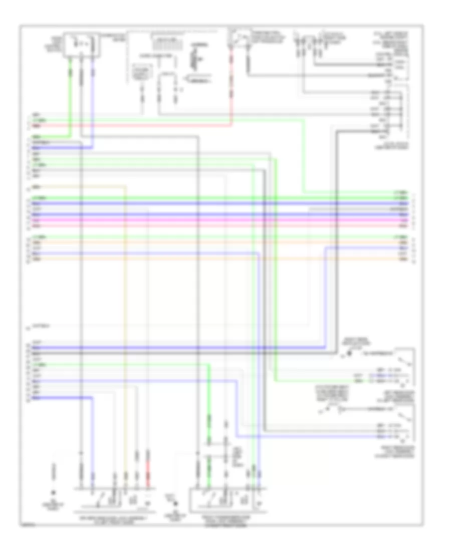 Forced Entry Wiring Diagram Except Hybrid with Smart Key System 2 of 4 for Toyota Camry 2009