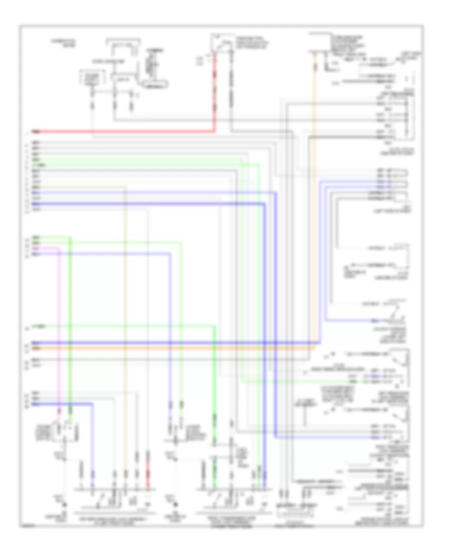 Forced Entry Wiring Diagram Except Hybrid without Smart Key System 2 of 2 for Toyota Camry 2009