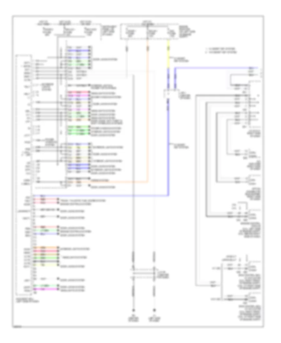 Body Control Modules Wiring Diagram Except Hybrid 1 of 2 for Toyota Camry 2009