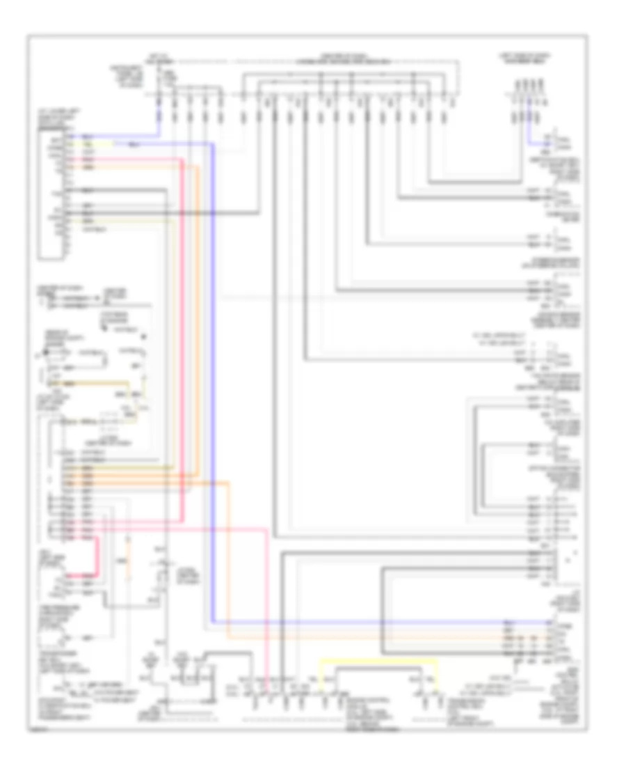 Computer Data Lines Wiring Diagram Except Hybrid for Toyota Camry 2009