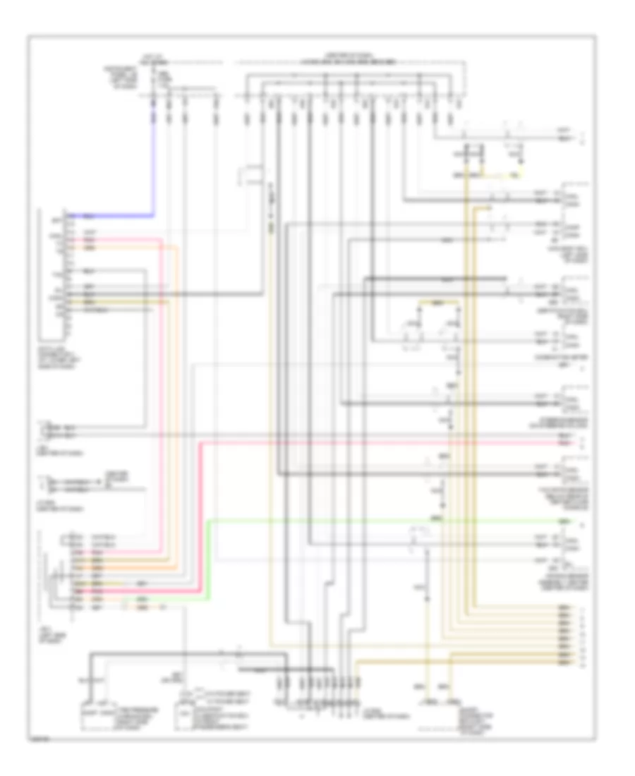 Computer Data Lines Wiring Diagram Hybrid 1 of 2 for Toyota Camry 2009