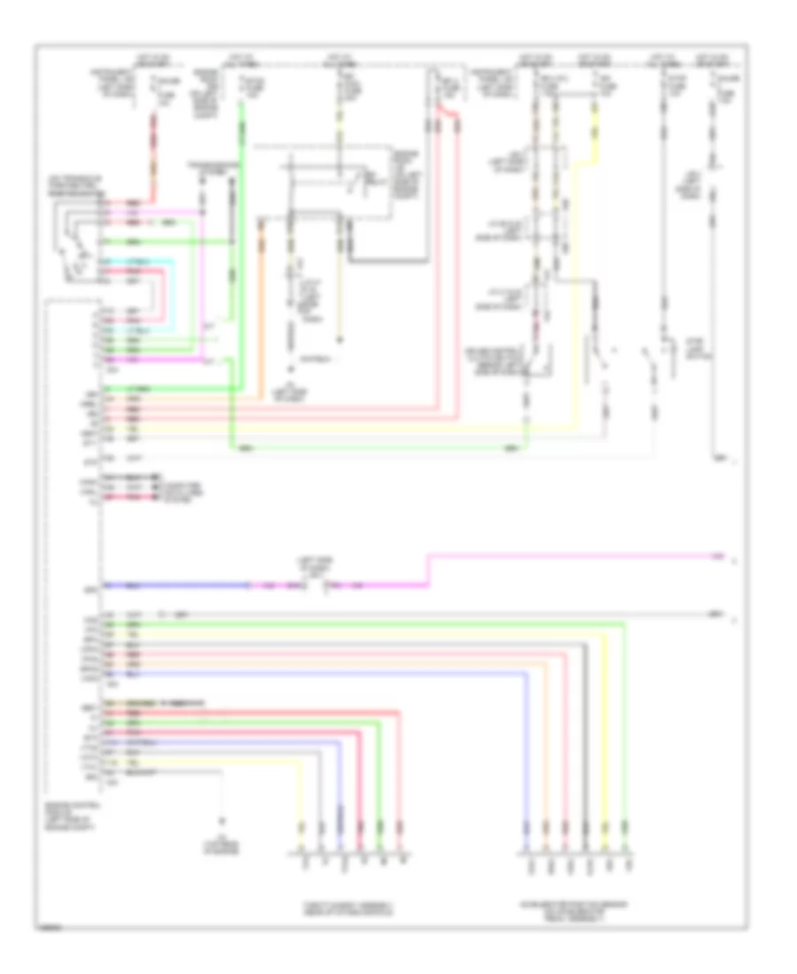 2.4L, Cruise Control Wiring Diagram, Except Hybrid (1 of 2) for Toyota Camry 2009