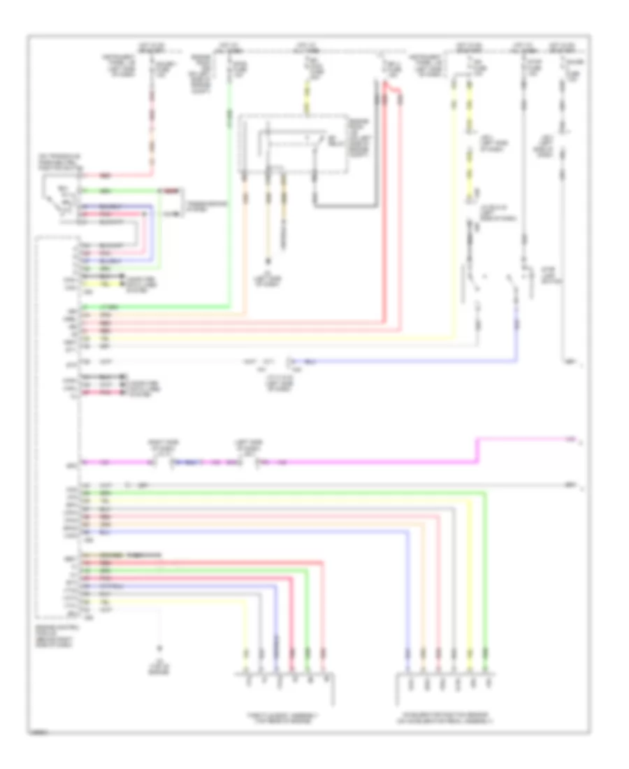 3.5L, Cruise Control Wiring Diagram, Except Hybrid (1 of 2) for Toyota Camry 2009