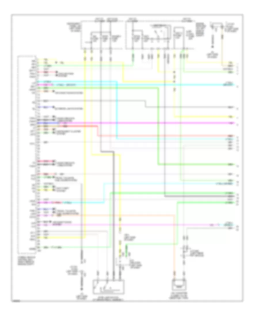 2.4L, Hybrid System Wiring Diagram (1 of 7) for Toyota Camry 2009