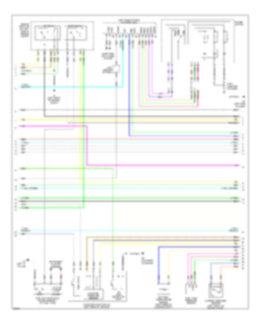 2.4L, Hybrid System Wiring Diagram (2 of 7) for Toyota Camry 2009