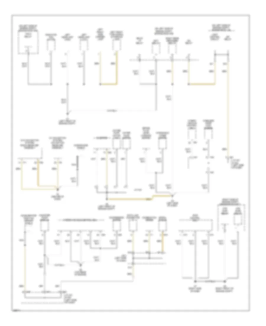 Ground Distribution Wiring Diagram, Hybrid (1 of 4) for Toyota Camry 2009