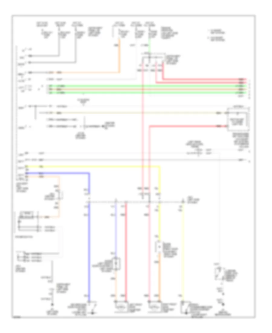 Courtesy Lamps Wiring Diagram Except Hybrid 1 of 2 for Toyota Camry 2009