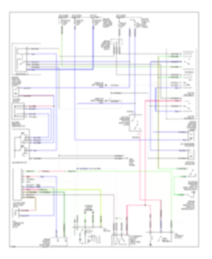 A C Wiring Diagram without Power Steering for Toyota Tercel 1995