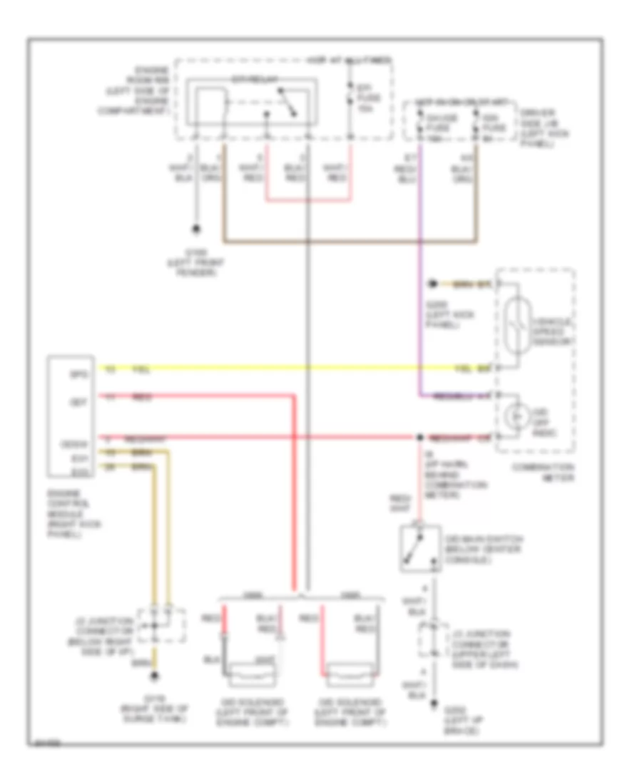 Overdrive Wiring Diagram for Toyota Tercel 1995