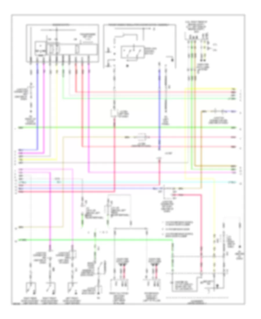 Forced Entry Wiring Diagram with Smart Key System 3 of 4 for Toyota Venza Limited 2013