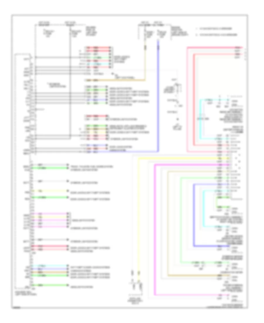 Body Control Modules Wiring Diagram 1 of 2 for Toyota Venza Limited 2013
