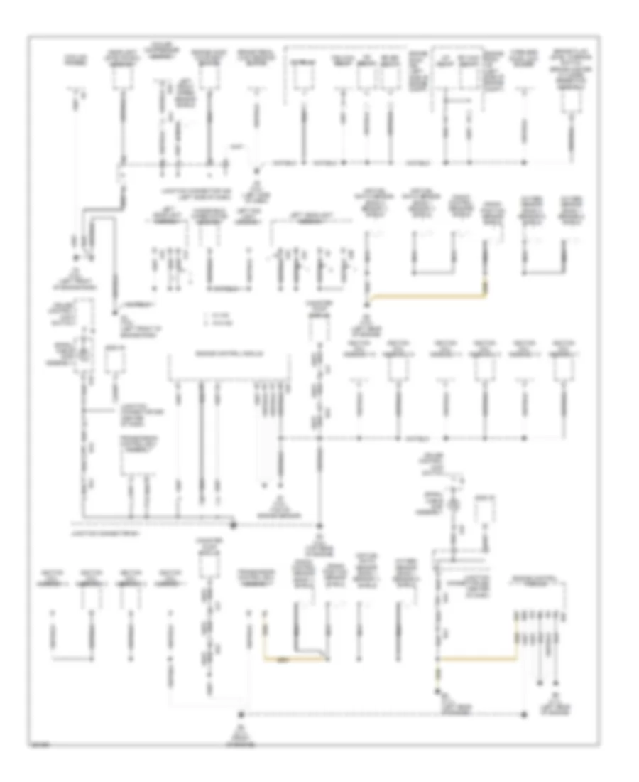 Ground Distribution Wiring Diagram 1 of 4 for Toyota Venza Limited 2013