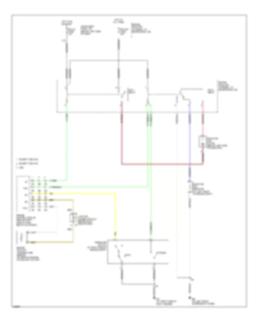 Cooling Fan Wiring Diagram for Toyota Matrix XRS 2005