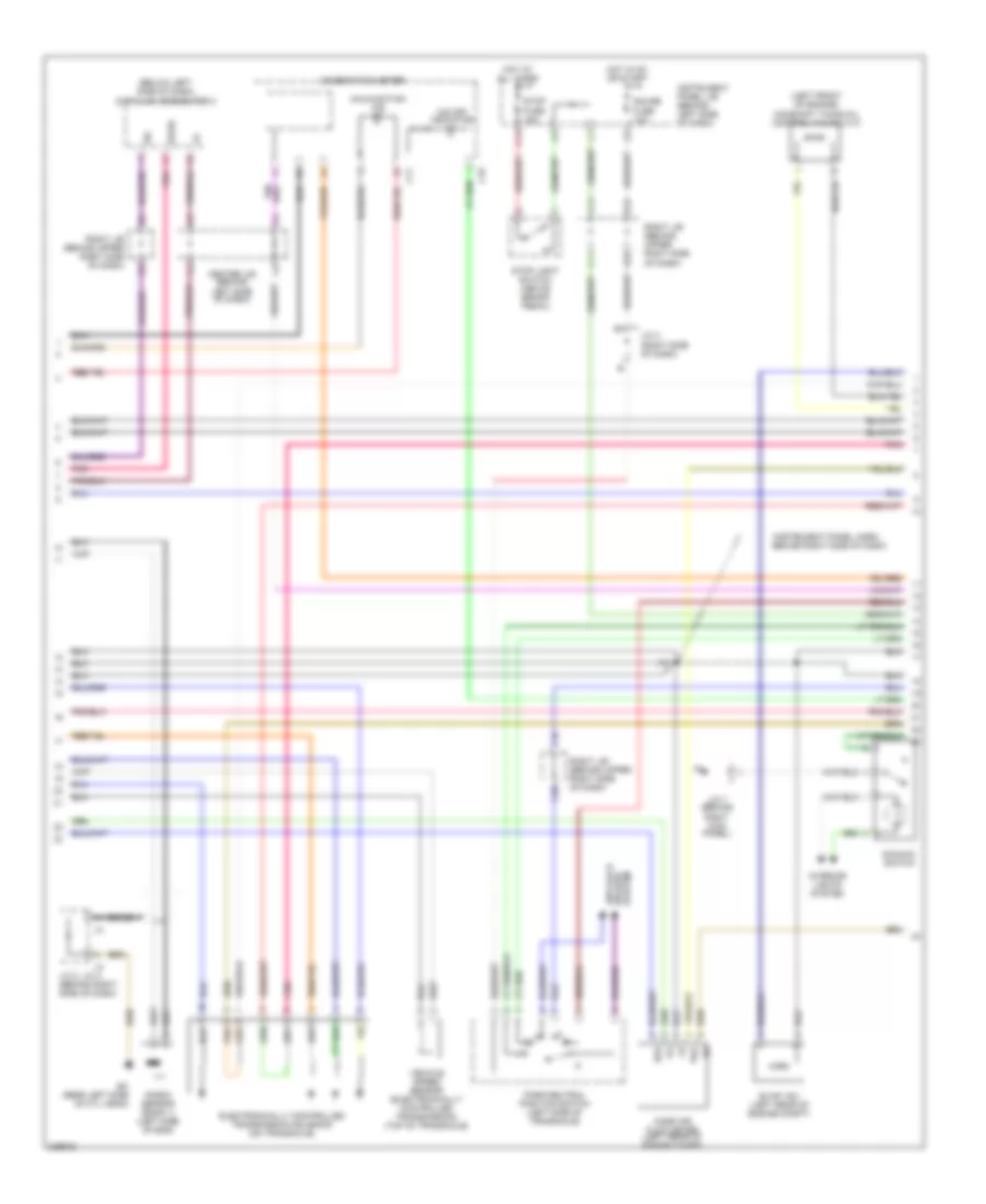 1 8L Engine Performance Wiring Diagram 4WD Except XRS 2 of 3 for Toyota Matrix XRS 2005