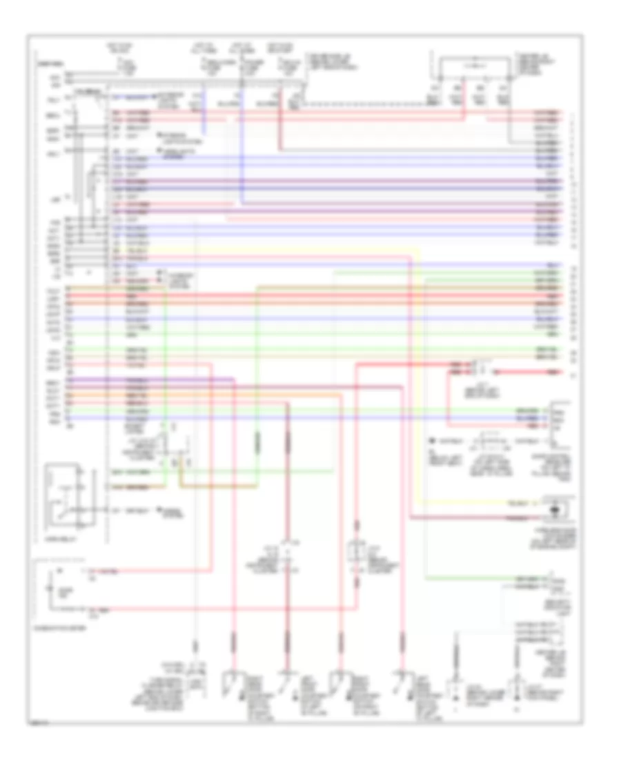 Forced Entry Wiring Diagram 1 of 2 for Toyota 4Runner Limited 2007