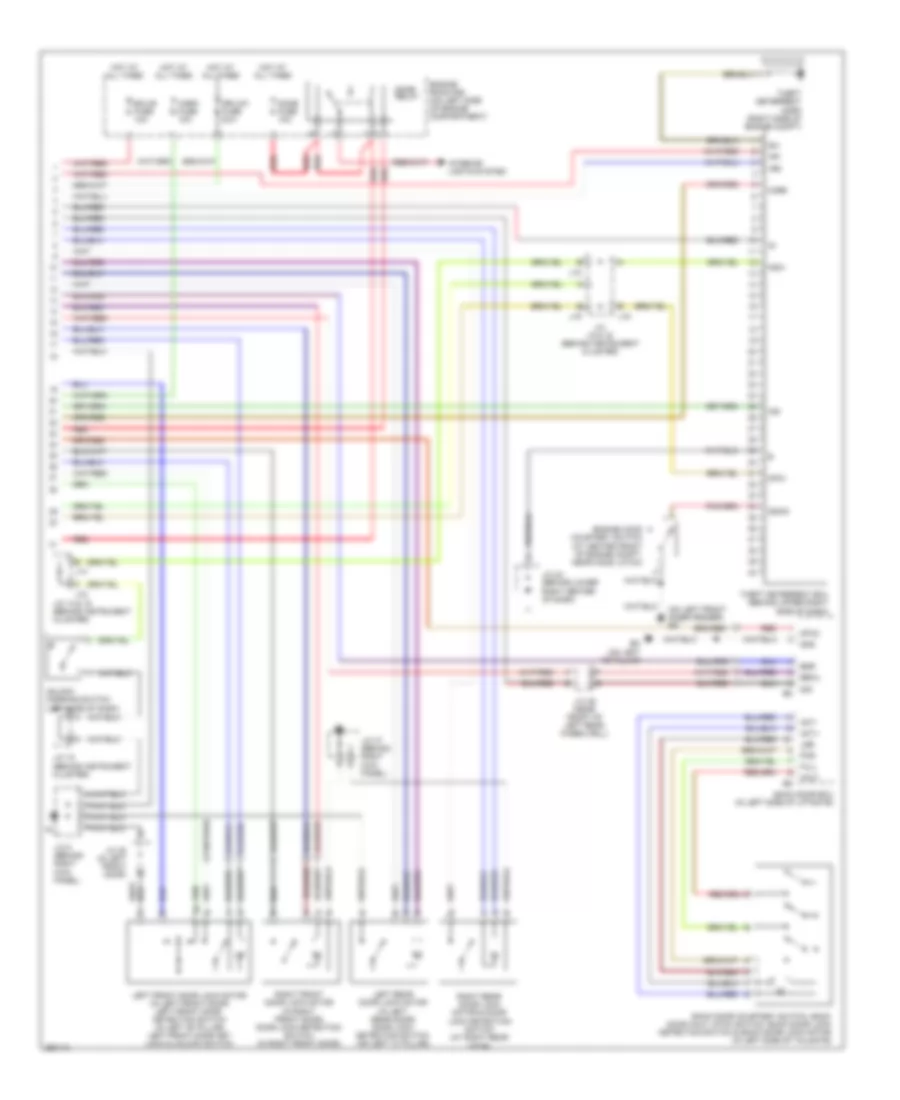 Forced Entry Wiring Diagram (2 of 2) for Toyota 4Runner Limited 2007