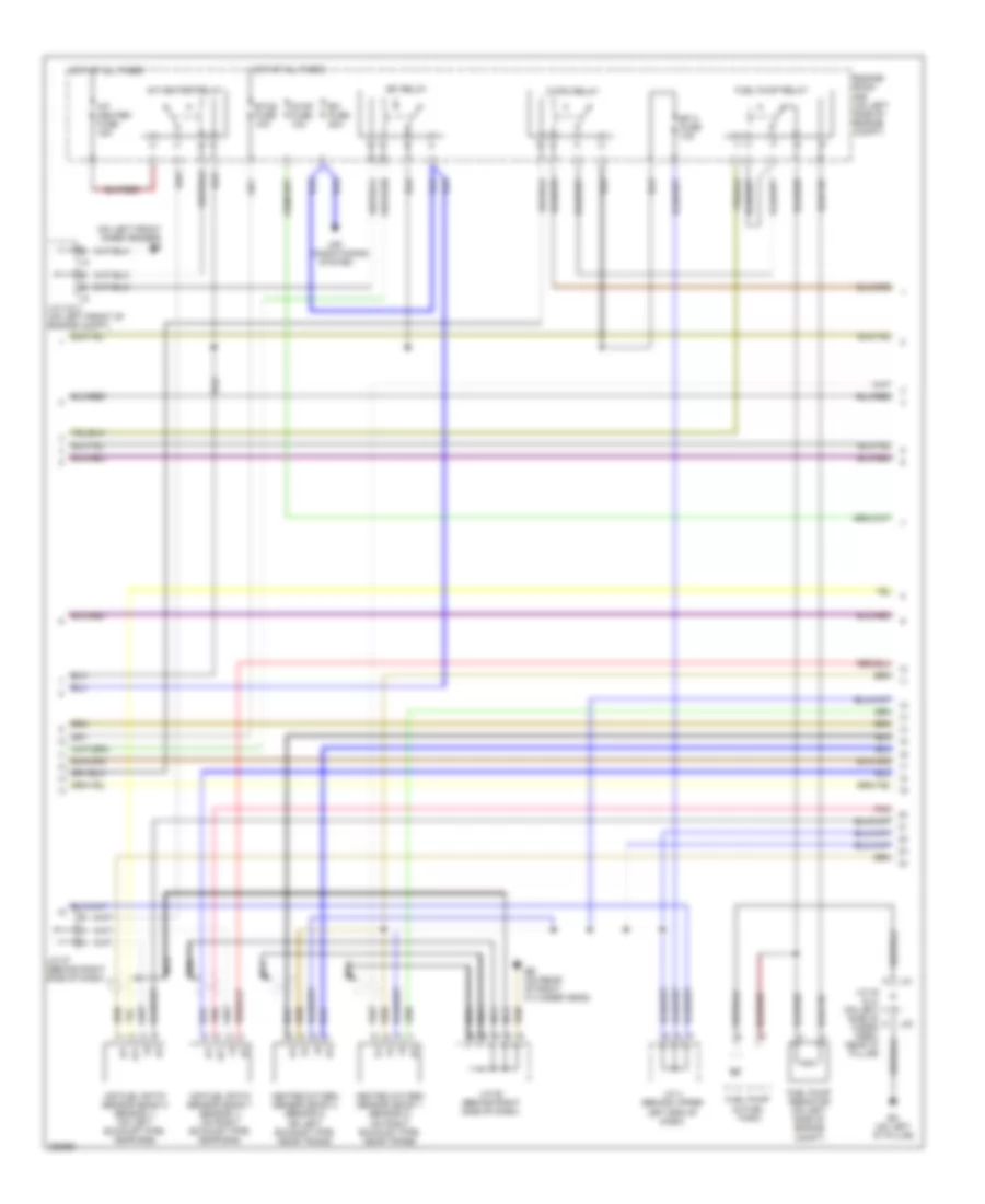 4.0L, Engine Performance Wiring Diagram (2 of 6) for Toyota 4Runner Limited 2007