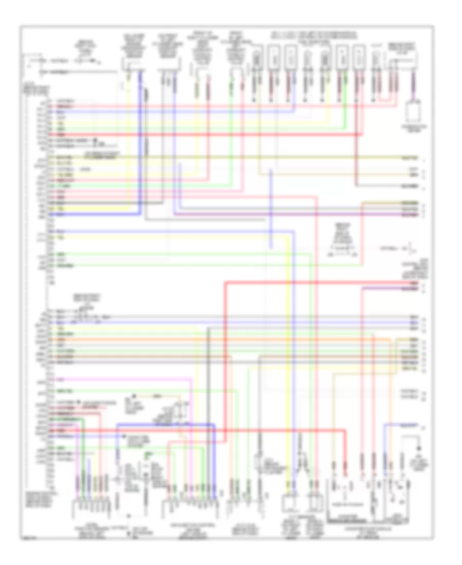 4.7L, Engine Performance Wiring Diagram (1 of 6) for Toyota 4Runner Limited 2007