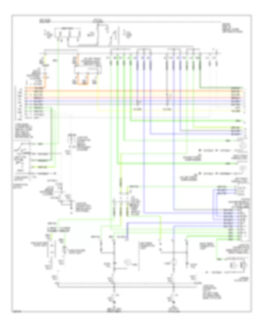 Exterior Lamps Wiring Diagram (1 of 2) for Toyota 4Runner Limited 2007