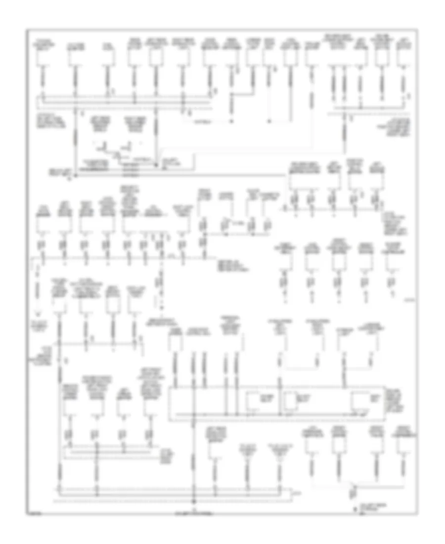 Ground Distribution Wiring Diagram 2 of 3 for Toyota 4Runner Limited 2007