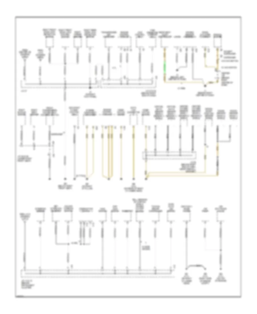 Ground Distribution Wiring Diagram 3 of 3 for Toyota 4Runner Limited 2007