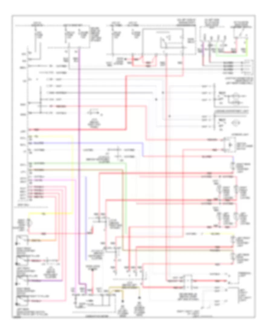 Courtesy Lamps Wiring Diagram with Rear Seat Entertainment for Toyota 4Runner Limited 2007