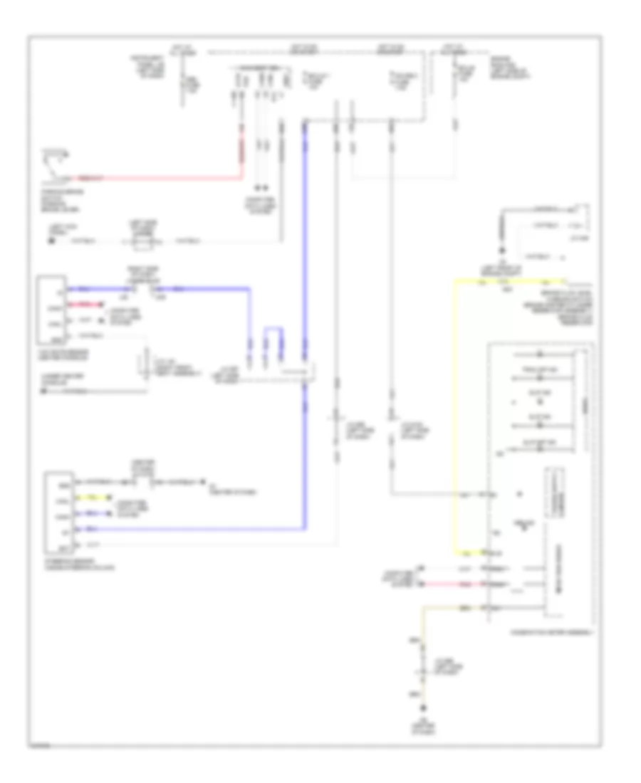 Anti-lock Brakes Wiring Diagram (2 of 2) for Toyota Sienna Limited 2011