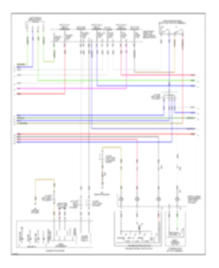 Dynamic Laser Cruise Control Wiring Diagram (2 of 3) for Toyota Sienna Limited 2011